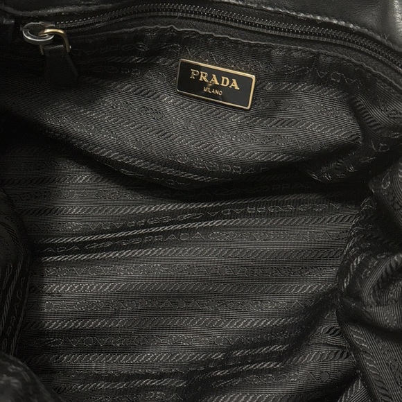 Prada tessuto nylon bauletto bow bag crossbody - Picture 8 of 16